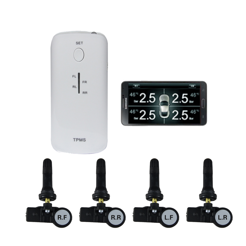 Wireless-Car-font-b-Bluetooth-b-font-TPMS-font-b-Tire-b-font-font-b-Pressure