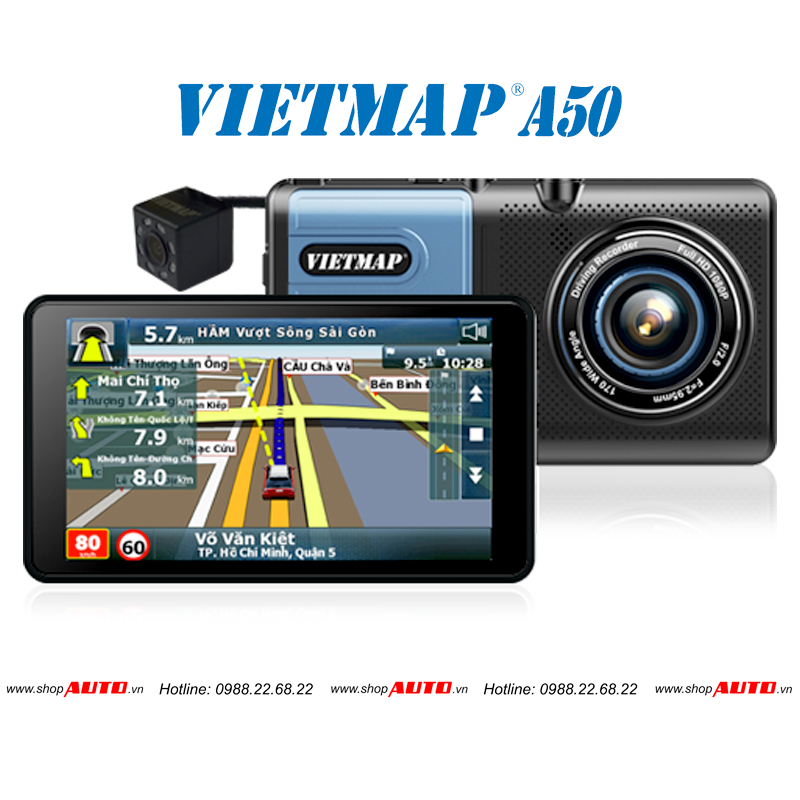 Camera hành trình Vietmap A50 cho xe ô tô tại hà nội, tp hcm