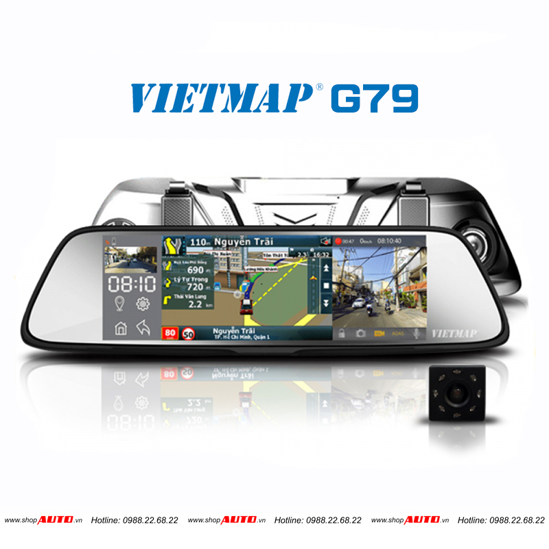 Camera hành trình Vietmap G79 chính hãng tại Hà Nội, tp hcm