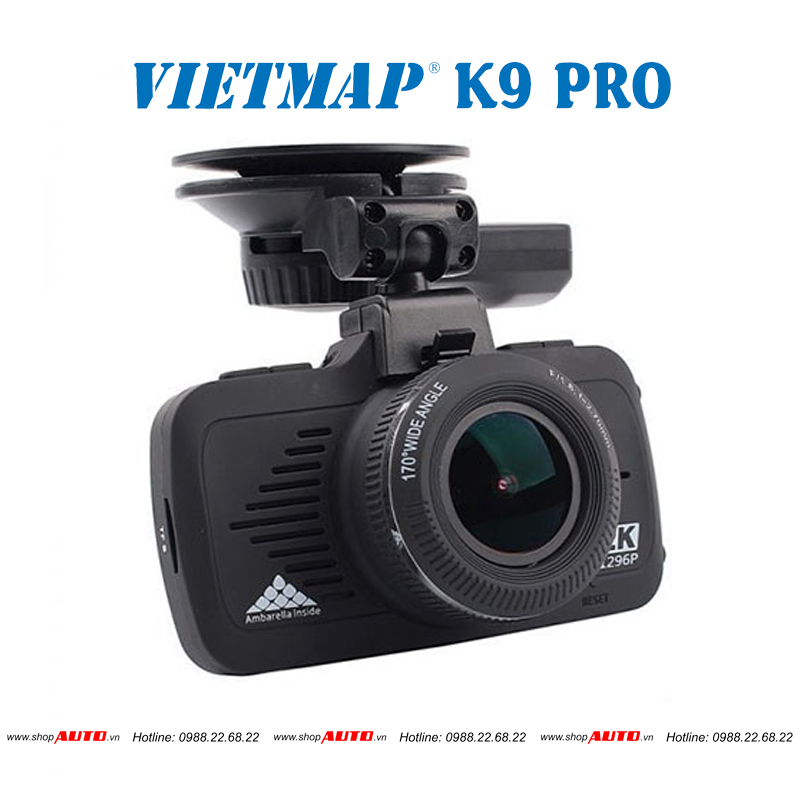 Camera hành trình VIETMAP K9 PRO siêu HD 2K tại hà nội, tp hcm