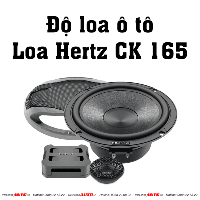 Độ loa ô tô - loa Hertz Cento CK165 - Loa cánh trước xe ô tô