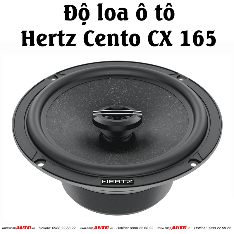 Độ loa ô tô - loa Hertz Cento CX 165 - Loa cánh sau xe ô tô