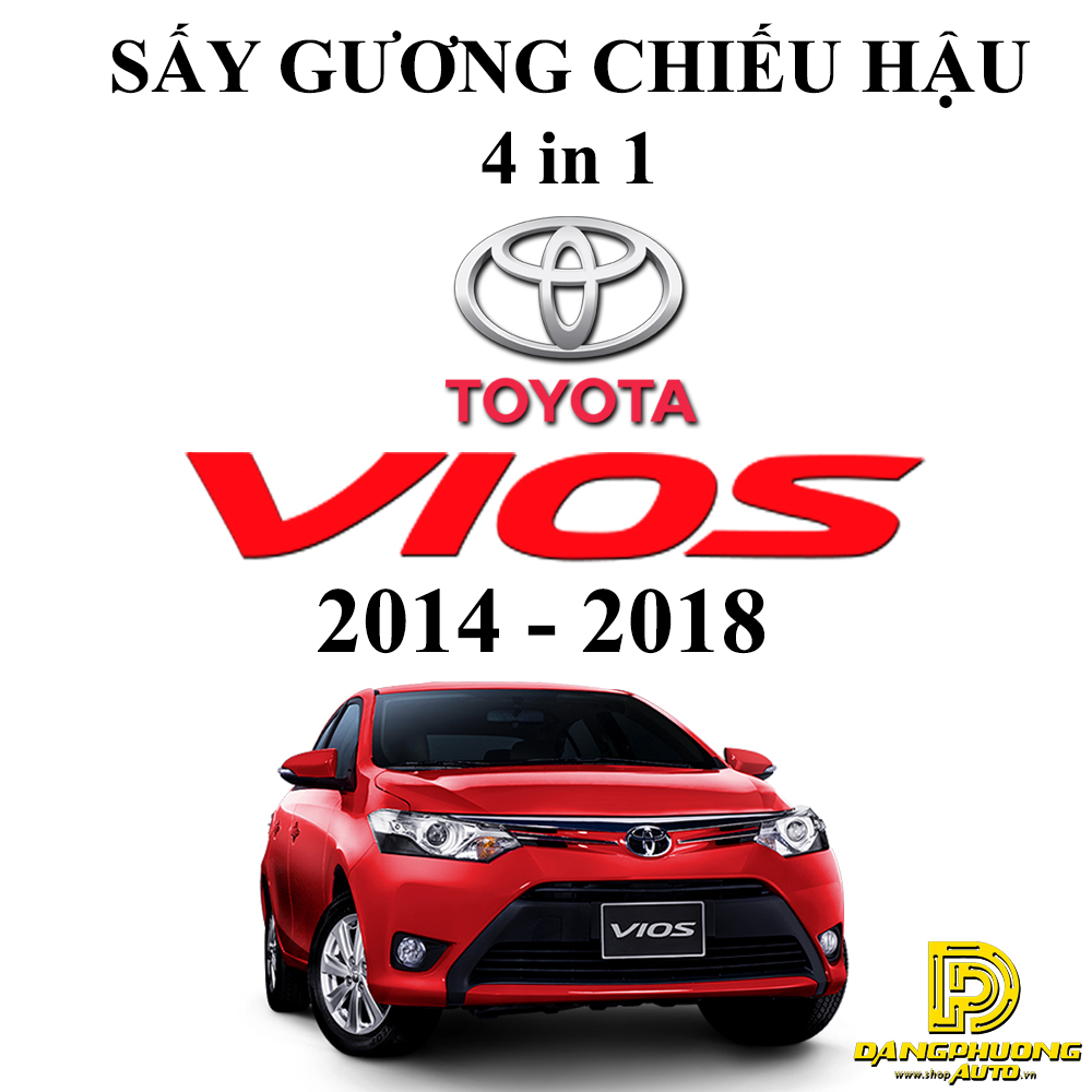 [1] Độ sấy gương chiếu hậu cho xe ô tô Toyota Vios 2014-2019