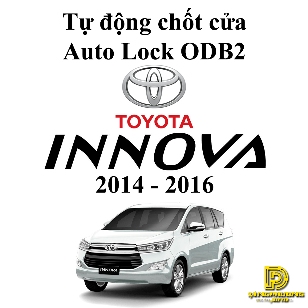 Tự động chốt cửa Auto Lock cho xe Toyota Innova 2014 - 2016