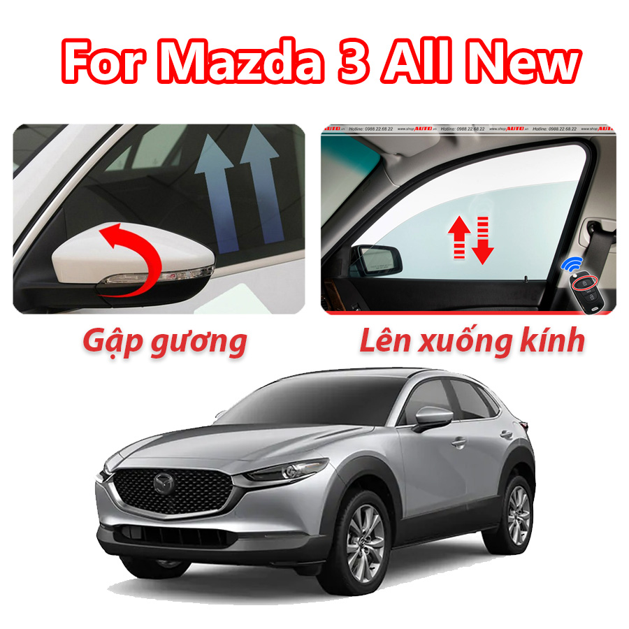 Tự động gập gương lên xuống kính Mazda 3 AN giá tốt tại hà nội, tp hcm