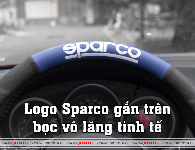 Bọc vô lăng sparco 1111AZ