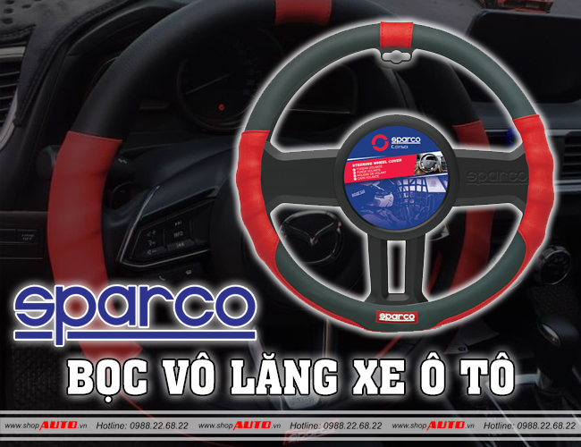 Bọc vô lăng sparco 1103RS