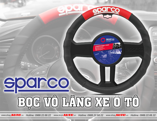 Bọc vô lăng ô tô Sparco 1111RS