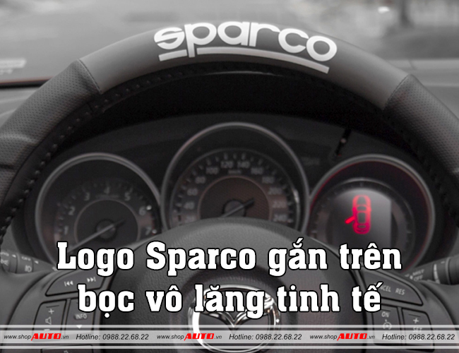 Bọc vô lăng sparco 1111GR