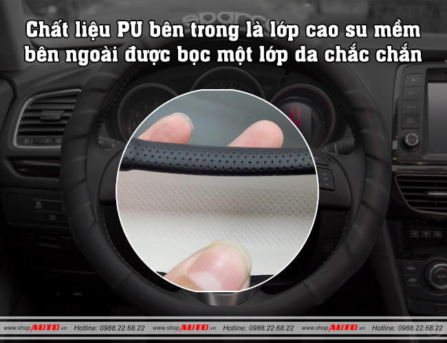 Bọc vô lăng sparco 1111GR