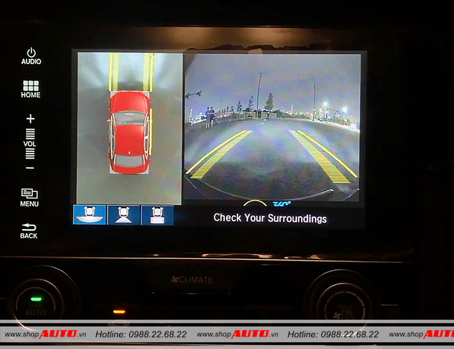 Tính năng của camera 360 Owin xe Honda Civic
