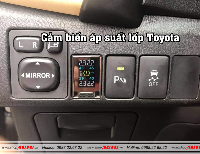 cảm biến áp suất lốp cho xe toyota