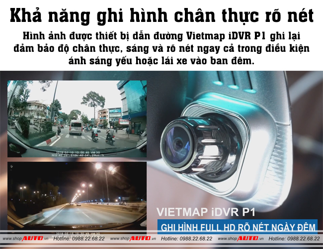 Camera hành trình Vietmap IDVR P1