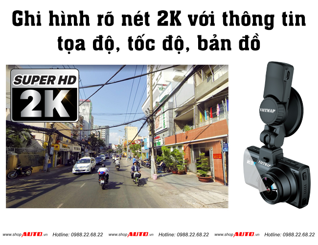 Camera hành trình ô tô VietMap K9S