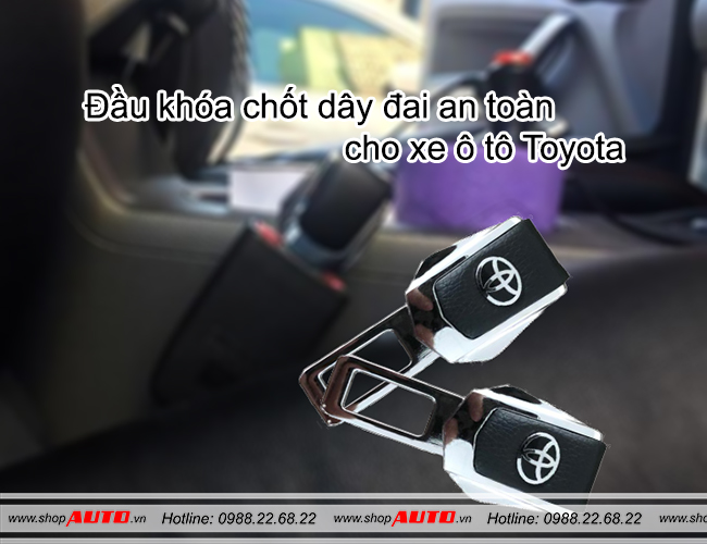 Đầu khóa chốt dây đai an toàn cho xe ô tô Toyota