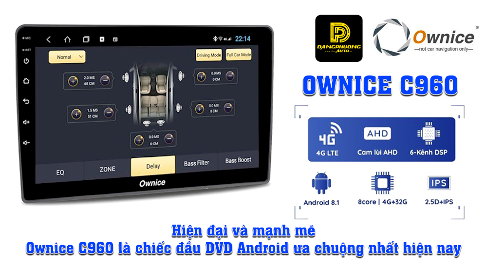 Màn DVD Ownice C960 cho ô tô