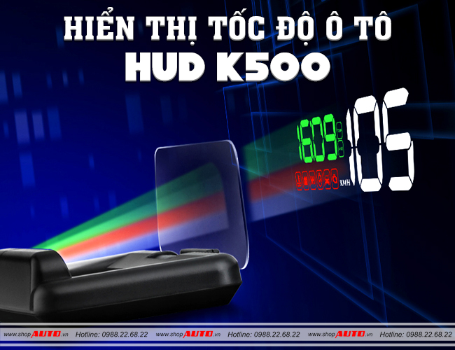 hiển thị tốc độ ô tô K500