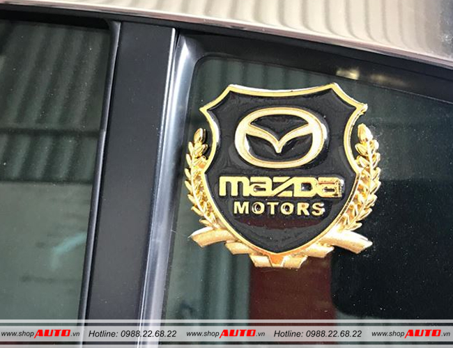 Huy hiệu logo cho xe ô tô Mazda