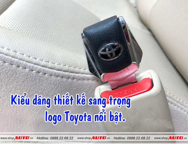 chốt cắm móc dây đai an toàn cho xe toyota