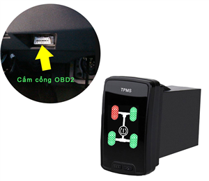 CẢM BIẾN ÁP SUẤT LỐP CẮM CỔNG OBD-II