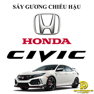 Sấy gương kính chiếu hậu 4 trong 1 cho xe Honda CIVIC 2016 - 2018