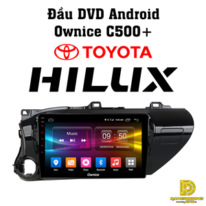 Màn DVD Ownice C500 xe Toyota Hilux 2016 - 2019