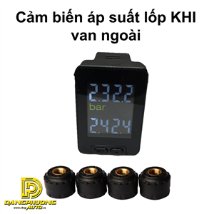 Thiết bị cảm biến áp suất lốp xe ô tô TPMS KHi van ngoài