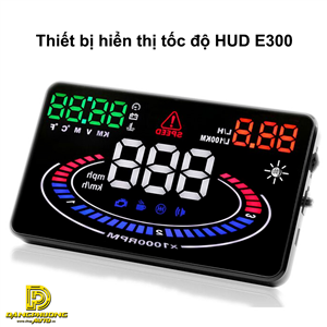 Thiết bị hiển thị tốc độ lên kính lái xe ô tô HUD E300