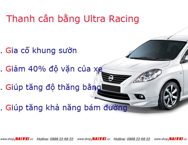 Thanh cân bằng ultra racing cho xe Nissan